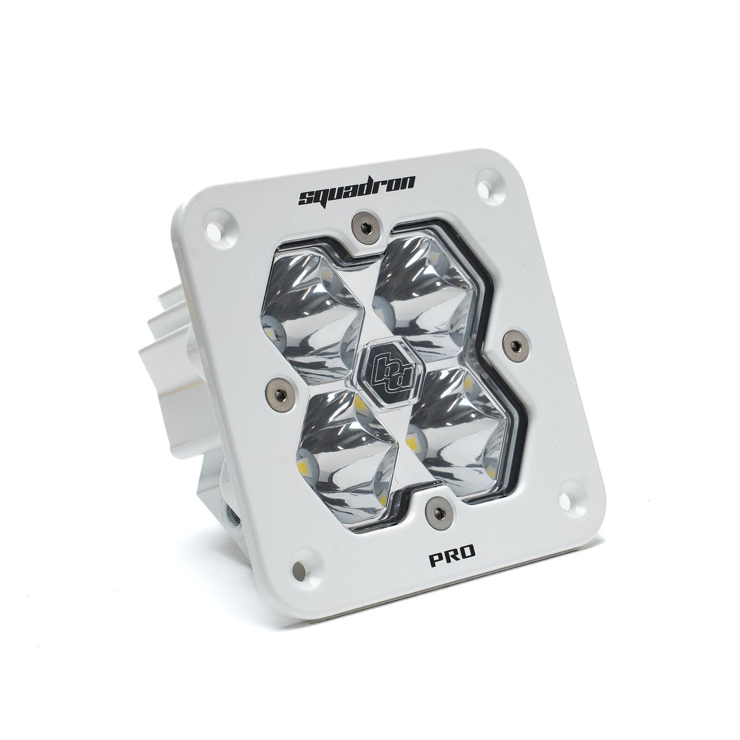 Squadron 2.0 Pro White Flush Mount LED Auxiliary Light Pod Universal Clear Baja Designs