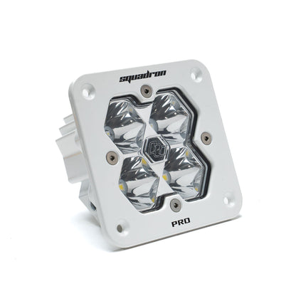 Squadron 2.0 Pro White Flush Mount LED Auxiliary Light Pod Universal Clear Baja Designs