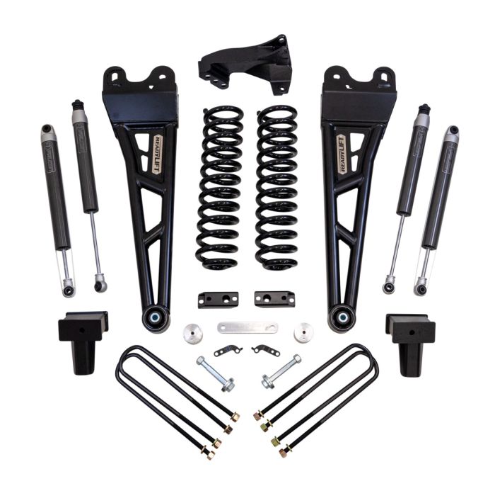 4 Inch Coil Spring Lift Kit With Falcon Shocks And Radius Arms 2017-2022 Ford  F-350/F-250 Super Duty Diesel 4WD ReadyLIFT