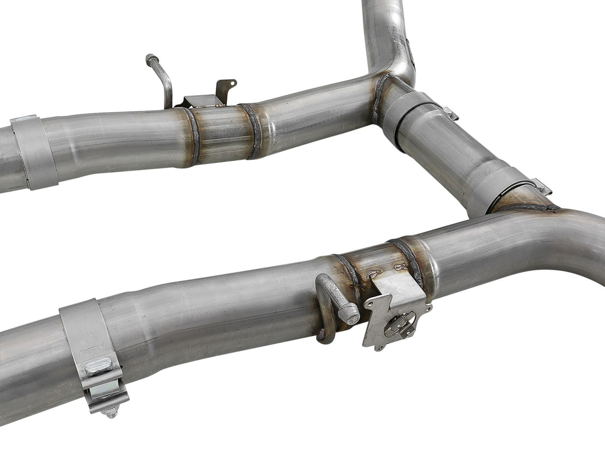 Mach Force-Xp 304 Stainless Steel Cat-Back Exhaust System Dodge Challenger/Hellcat/Demon 15-23 SRT V8-6.2L (sc)/392 V8-6.4L aFe Power