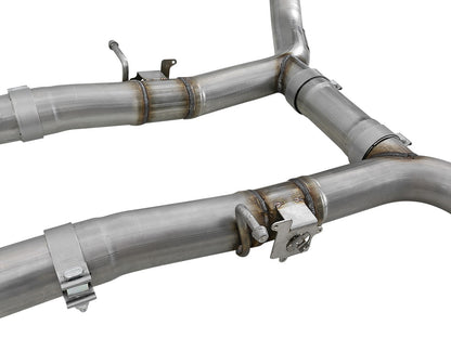 Mach Force-Xp 304 Stainless Steel Cat-Back Exhaust System Dodge Challenger/Hellcat/Demon 15-23 SRT V8-6.2L (sc)/392 V8-6.4L aFe Power