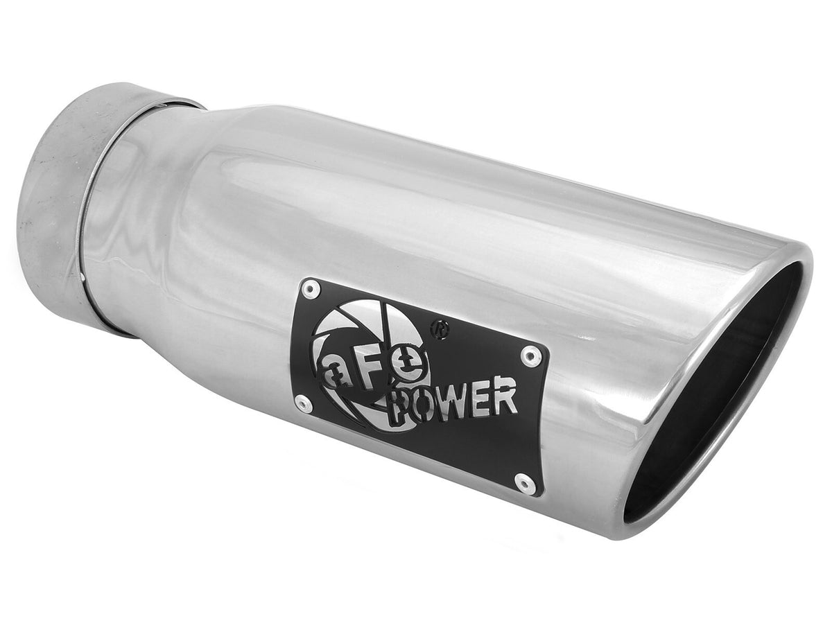 Vulcan Series 3 Inch 304SS Cat-Back Exhaust Dual Rear Side Exit w/Polished Tip Ford F-150 21-26 V6-2.7L (tt)/3.5L (tt)/V8-5.0L aFe Power