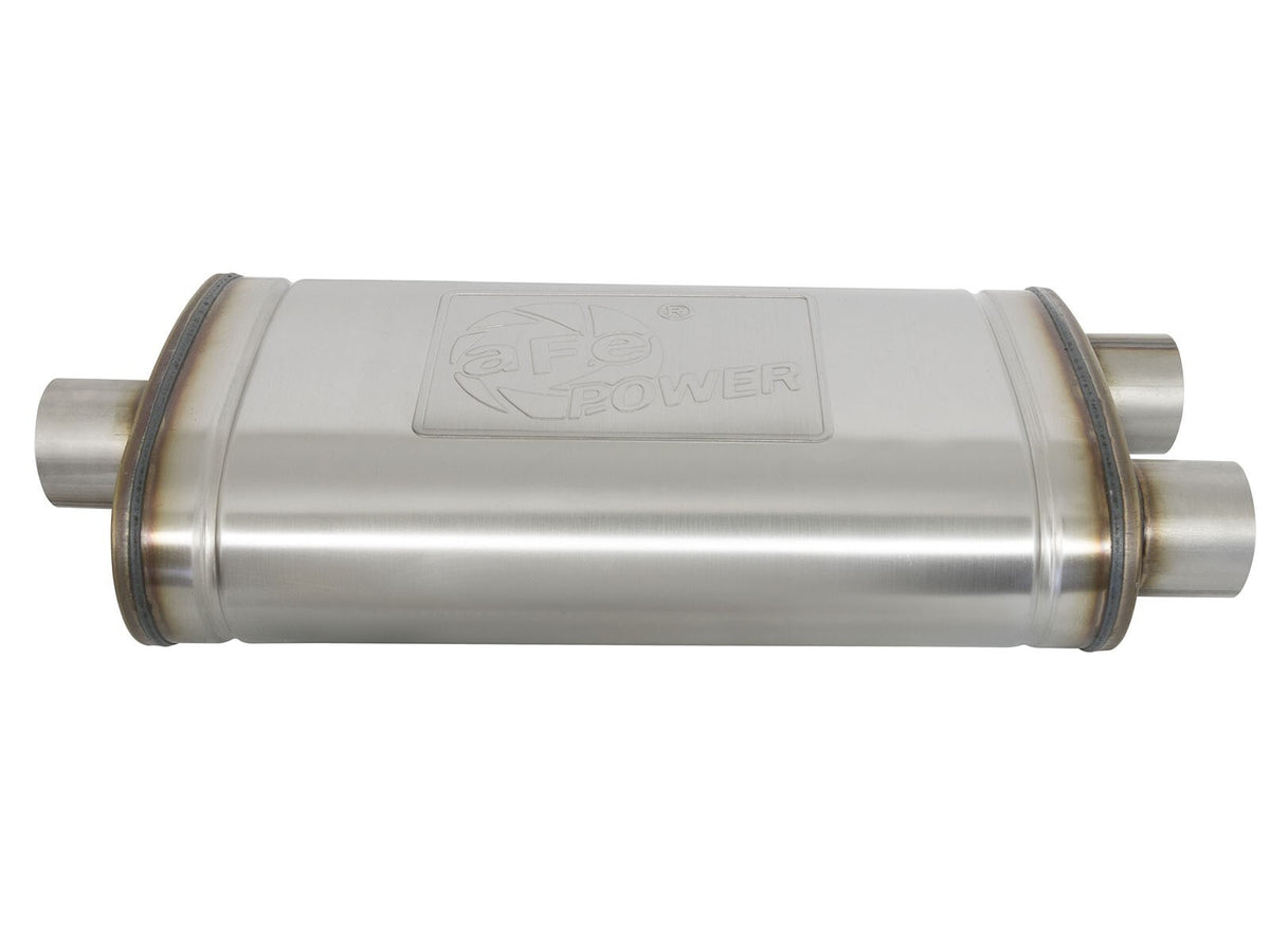 Vulcan Series 3 Inch 304SS Cat-Back Exhaust Dual Rear Side Exit w/Polished Tip Ford F-150 21-26 V6-2.7L (tt)/3.5L (tt)/V8-5.0L aFe Power