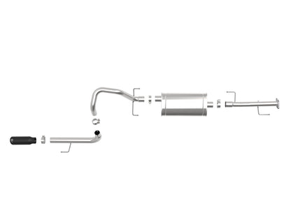 Mach Force-Xp 2-1/2 Inch 304 Stainless Steel Cat-Back Exhaust System w/ Tip Toyota 4Runner 10-24 V6-4.0L aFe Power