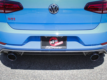 Mach Force-Xp 3 Inch to 2-1/2 Inch Stainless Steel Axle-Back Exhaust System Volkswagen Gti (MK7.5) 18-21 L4-2.0L (t) aFe Power