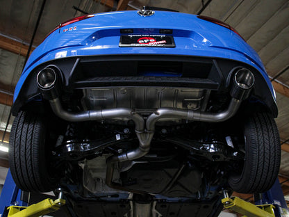 Mach Force-Xp 3 Inch to 2-1/2 Inch Stainless Steel Axle-Back Exhaust System Volkswagen Gti (MK7.5) 18-21 L4-2.0L (t) aFe Power