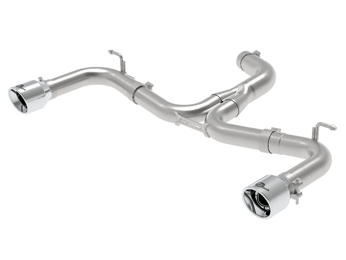 Mach Force-Xp 3 Inch to 2-1/2 Inch Stainless Steel Axle-Back Exhaust System Volkswagen Gti (MK7.5) 18-21 L4-2.0L (t) aFe Power