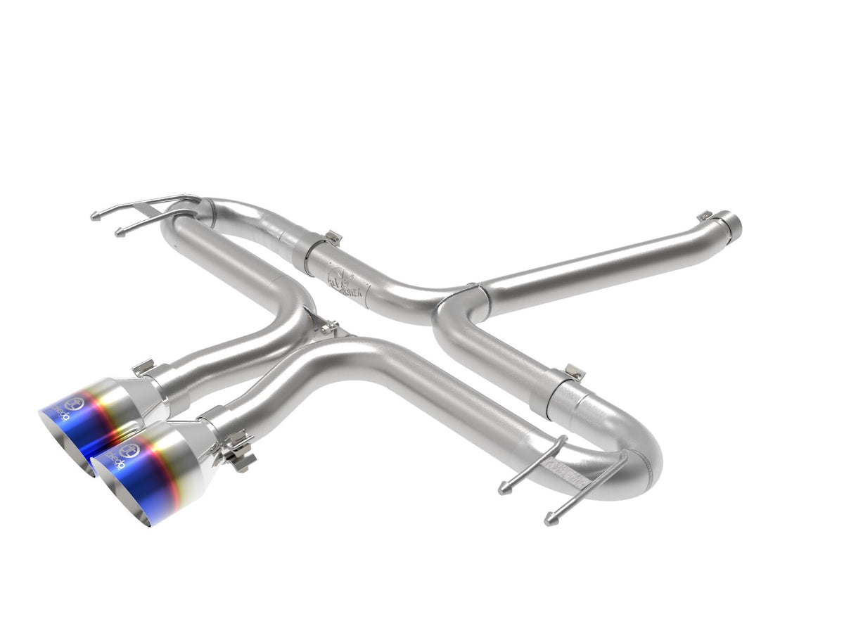 Takeda 2-1/2 Inch 304 Stainless Steel Axle-Back Exhaust System w/ Tips Honda Civic Sport 17-21 L4-1.5L (t) aFe Power