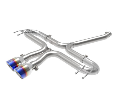 Takeda 2-1/2 Inch 304 Stainless Steel Axle-Back Exhaust System w/ Tips Honda Civic Sport 17-21 L4-1.5L (t) aFe Power