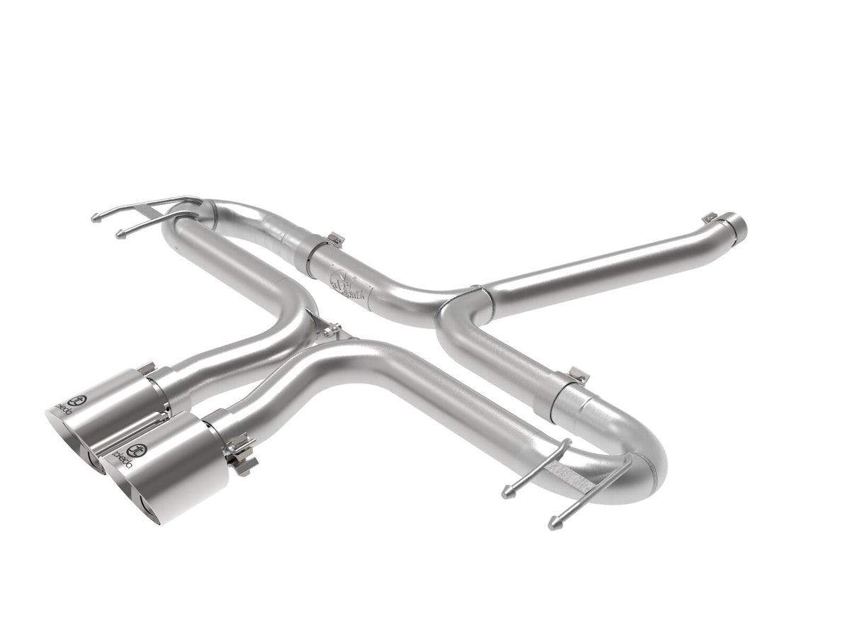 Takeda 2-1/2 Inch 304 Stainless Steel Axle-Back Exhaust System w/ Tips Honda Civic Sport 17-21 L4-1.5L (t) aFe Power