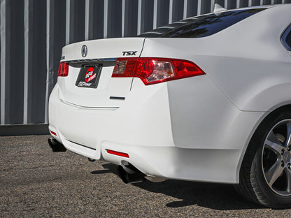 Takeda 2-1/2 Inch to 2-1/4 Inch 304 Stainless Steel Cat-Back Exhaust System Acura Tsx 09-14 L4-2.4L aFe Power