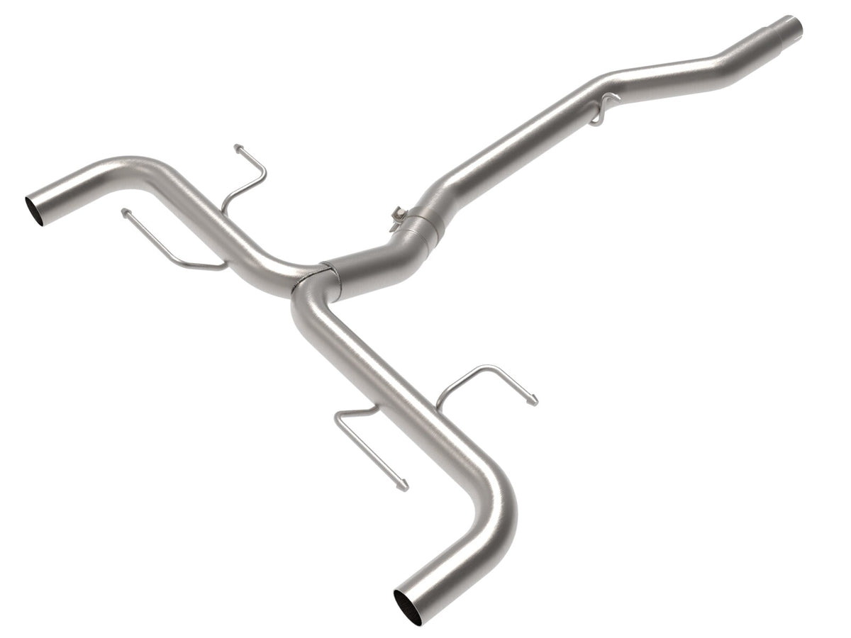 Mach Force-Xp 2 Inch to 2-1/2 Inch Stainless Steel Axle-Back Exhaust System Alfa Romeo Giulia 17-26 L4-2.0L (t) aFe Power