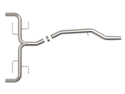 Mach Force-Xp 2 Inch to 2-1/2 Inch Stainless Steel Axle-Back Exhaust System Alfa Romeo Giulia 17-26 L4-2.0L (t) aFe Power