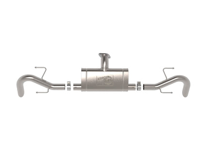 Takeda 2-1/2 Inch 304 Stainless Steel Axle-Back Hi-Tuck Exhaust System Mazda Cx-90 24-26 L4/L6 aFe Power