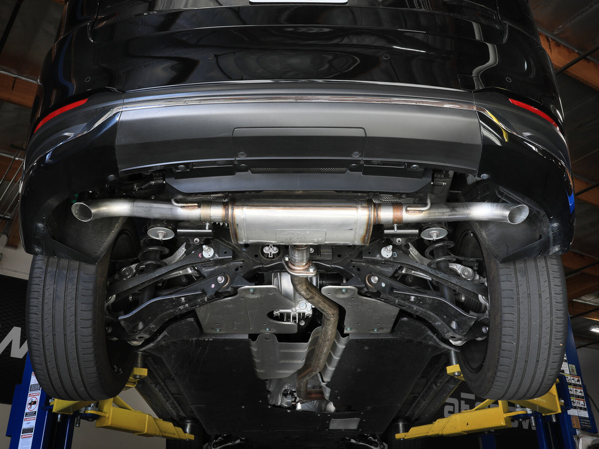 Takeda 2-1/2 Inch 304 Stainless Steel Axle-Back Hi-Tuck Exhaust System Mazda Cx-90 24-26 L4/L6 aFe Power