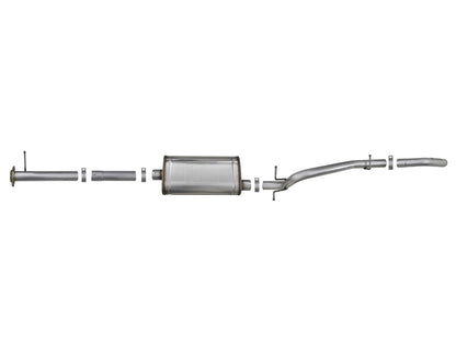 Mach Force-Xp 3 Inch 409 Stainless Steel Cat-Back Hi-Tuck Exhaust System GM Colorado/Canyon 15-22 L4-2.5L/V6-3.6L aFe Power