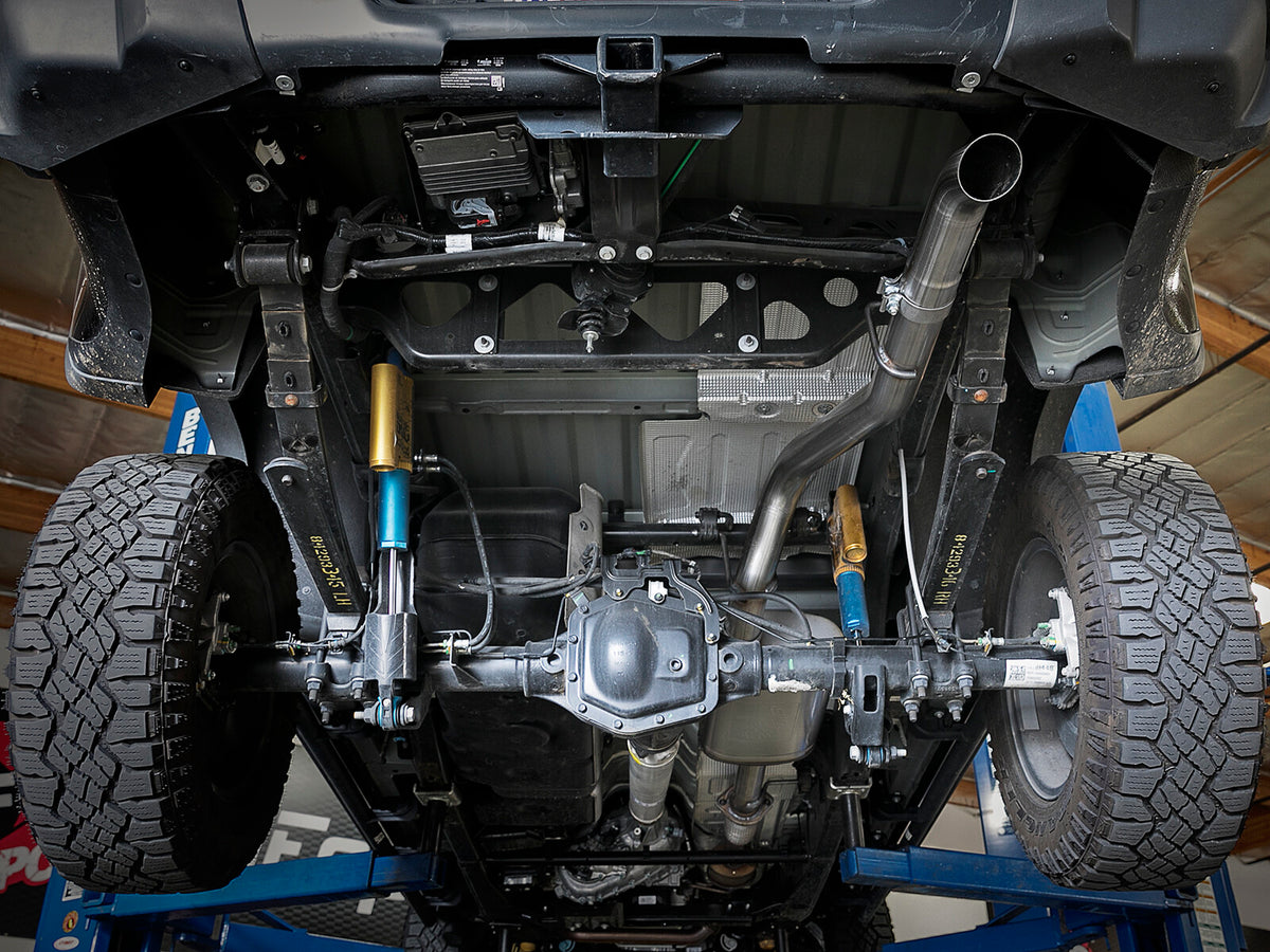 Mach Force-Xp 3 Inch 409 Stainless Steel Cat-Back Hi-Tuck Exhaust System GM Colorado/Canyon 15-22 L4-2.5L/V6-3.6L aFe Power