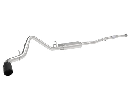 Apollo GT Series 3 Inch 409 Stainless Steel Cat-Back Exhaust System w/ Tip GM Silverado/Sierra 1500 19-26 L4-2.7L (t) aFe Power