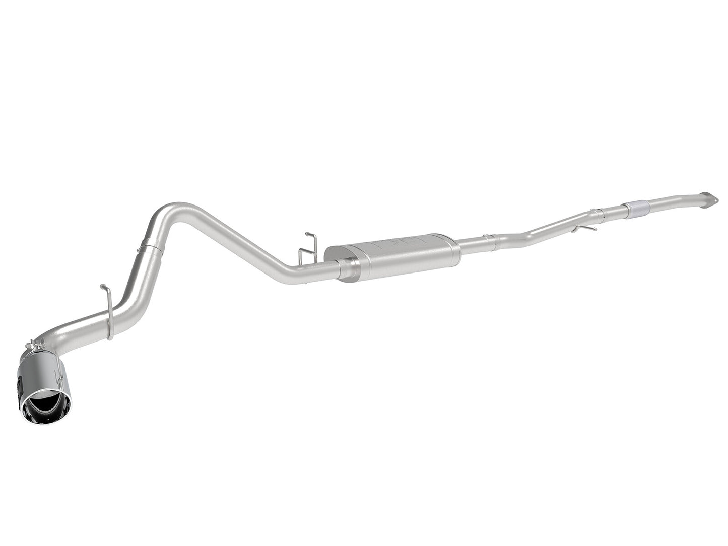 Apollo GT Series 3 Inch 409 Stainless Steel Cat-Back Exhaust System w/ Tip GM Silverado/Sierra 1500 19-26 L4-2.7L (t) aFe Power