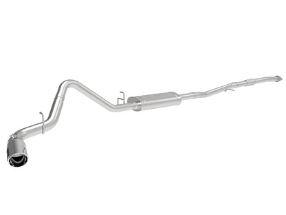 Apollo GT Series 3 Inch 409 Stainless Steel Cat-Back Exhaust System w/ Tip GM Silverado/Sierra 1500 19-26 L4-2.7L (t) aFe Power