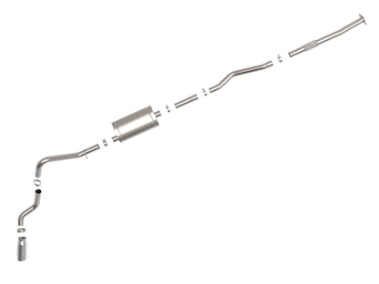 Apollo GT Series 3 Inch 409 Stainless Steel Cat-Back Exhaust System w/ Tip GM Silverado/Sierra 1500 19-26 L4-2.7L (t) aFe Power