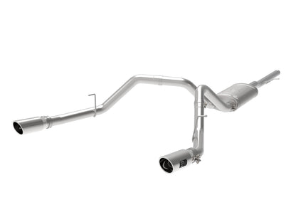 Apollo GT Series 3 Inch 409 Stainless Steel Cat-Back Exhaust System w/ Tip GM Silverado/Sierra 1500 09-19 V6-4.3/V8-4.8/5.3L aFe Power