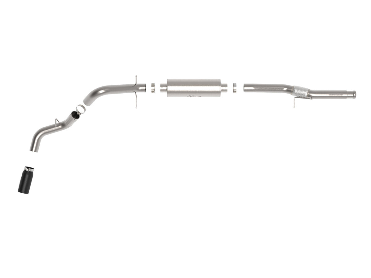 Apollo GT Series 4 Inch 409 Stainless Steel Cat-Back Exhaust System w/ Tip GM Silverado/Sierra 1500 14-18 V8-6.2L aFe Power