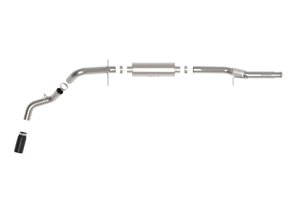Apollo GT Series 4 Inch 409 Stainless Steel Cat-Back Exhaust System w/ Tip GM Silverado/Sierra 1500 14-18 V8-6.2L aFe Power