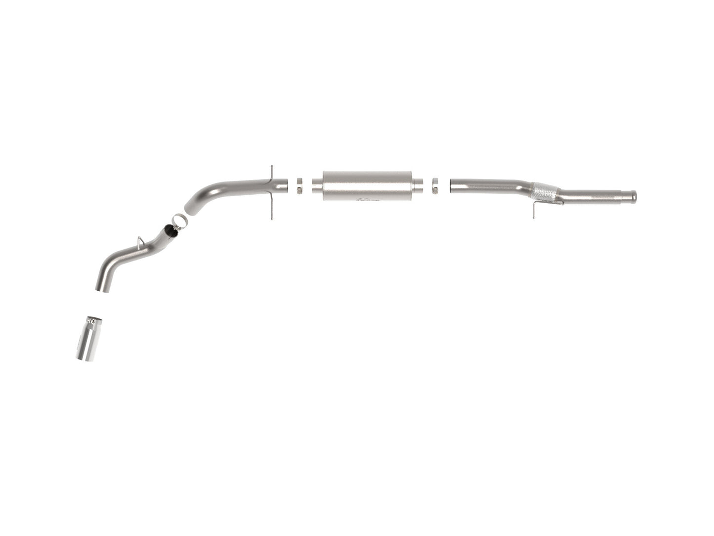 Apollo GT Series 4 Inch 409 Stainless Steel Cat-Back Exhaust System w/ Tip GM Silverado/Sierra 1500 14-18 V8-6.2L aFe Power