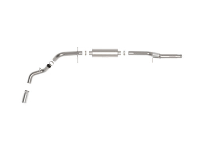 Apollo GT Series 4 Inch 409 Stainless Steel Cat-Back Exhaust System w/ Tip GM Silverado/Sierra 1500 14-18 V8-6.2L aFe Power