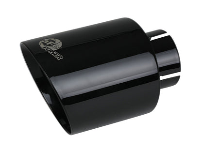 Mach Force-Xp 2-1/2 Inch 409 Stainless Steel Axle-Back Exhaust System Black Tips Chevrolet Camaro SS 16-24 V8-6.2L aFe Power