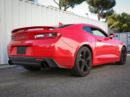 Mach Force-Xp 2-1/2 Inch 409 Stainless Steel Axle-Back Exhaust System Black Tips Chevrolet Camaro SS 16-24 V8-6.2L aFe Power