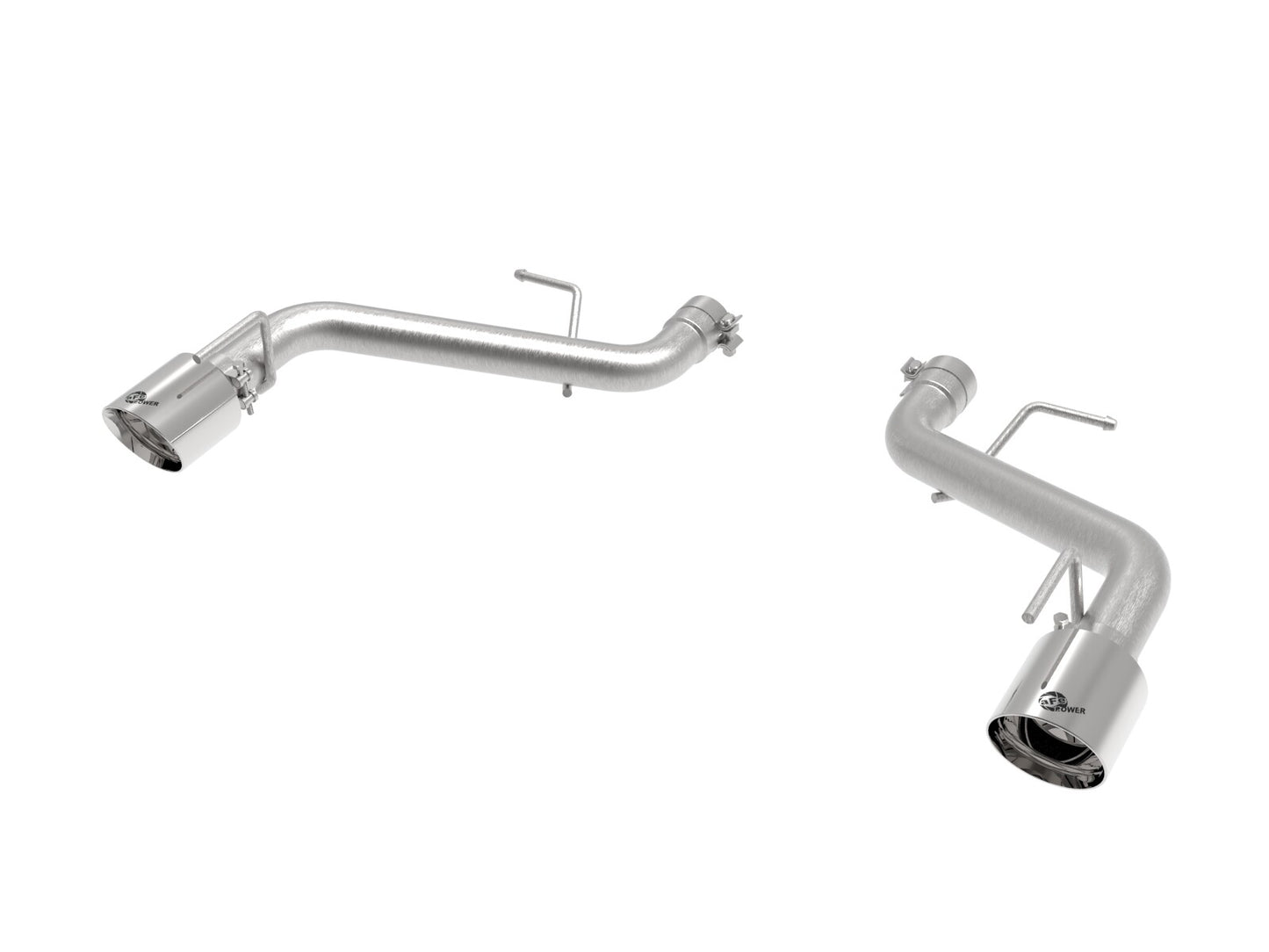 Mach Force-Xp 2-1/2 Inch 409 Stainless Steel Axle-Back Exhaust System Carbon Fiber Chevrolet Camaro SS 16-24 V8-6.2L aFe Power
