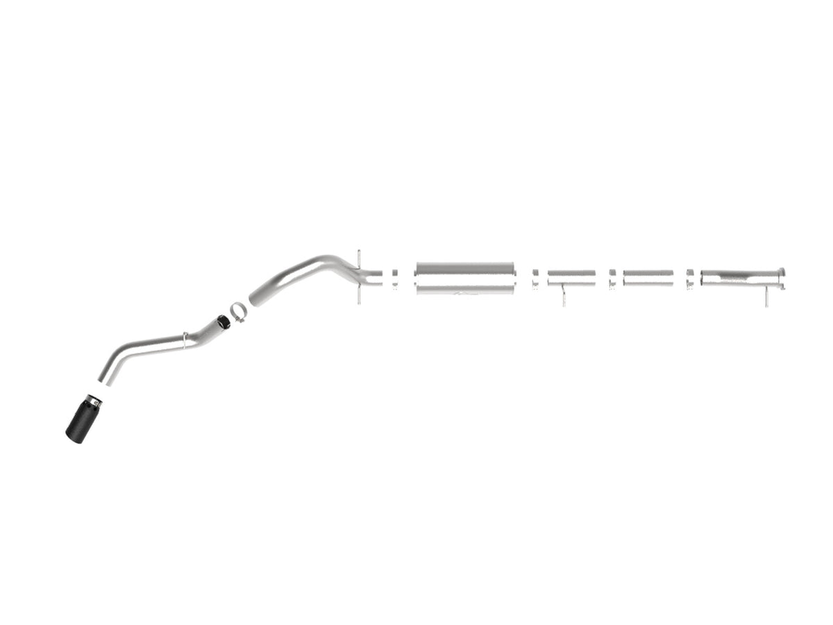 Apollo GT Series 4 Inch 409 Stainless Steel Cat-Back Exhaust System w/ Tip GM 2500/3500HD 20-26 V8-6.6L L8T 149.4-159 Inch Wheelbase aFe Power