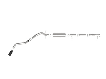 Apollo GT Series 4 Inch 409 Stainless Steel Cat-Back Exhaust System w/ Tip GM 2500/3500HD 20-26 V8-6.6L L8T 149.4-159 Inch Wheelbase aFe Power