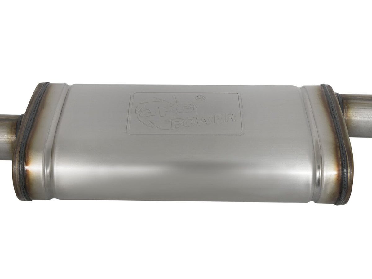 Apollo GT Series 3 Inch 409 Stainless Steel Cat-Back Exhaust System w/ Tip GM Trucks 09-18 V6-4.3L/V8-4.8/5.3L aFe Power