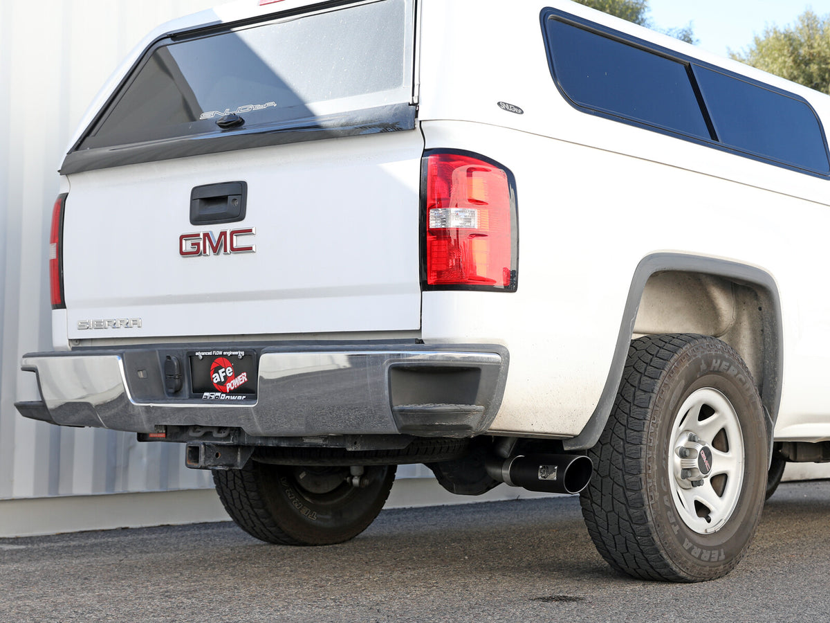 Apollo GT Series 3 Inch 409 Stainless Steel Cat-Back Exhaust System w/ Tip GM Trucks 09-18 V6-4.3L/V8-4.8/5.3L aFe Power
