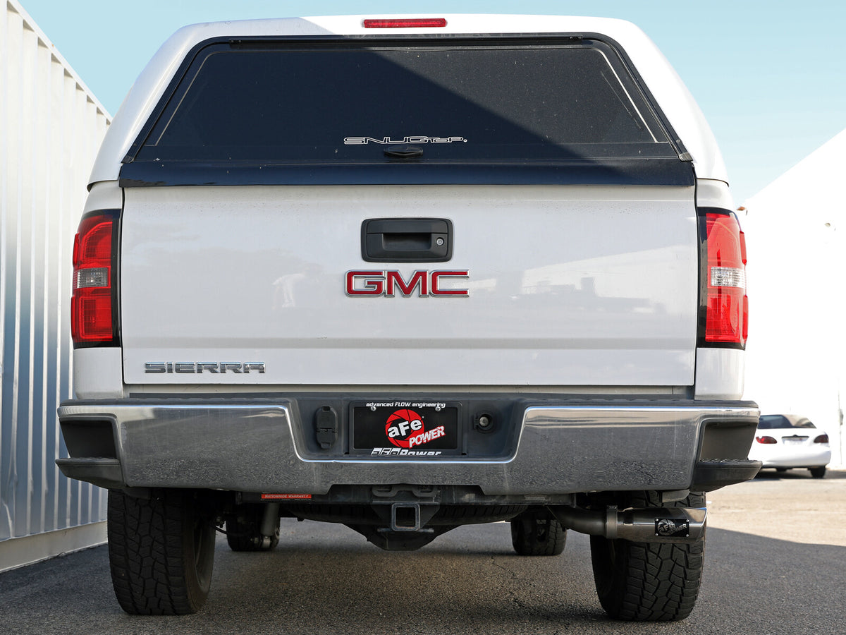 Apollo GT Series 3 Inch 409 Stainless Steel Cat-Back Exhaust System w/ Tip GM Trucks 09-18 V6-4.3L/V8-4.8/5.3L aFe Power