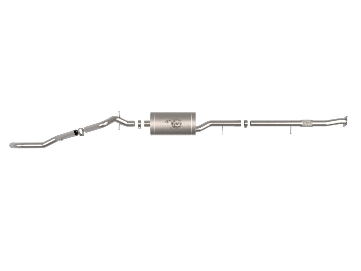 Apollo GT Series 3 Inch 409 Stainless Steel Cat-Back Hi-Tuck Exhaust System GM Colorado/Canyon 23-26 L4-2.7L (t) aFe Power
