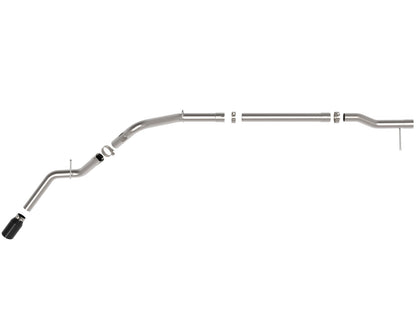 Large Bore-HD 3 Inch 409 Stainless Steel Dpf-Back Exhaust System w/ Tip GM Trucks 23-26 L6-3.0L (td) LZ0 aFe Power
