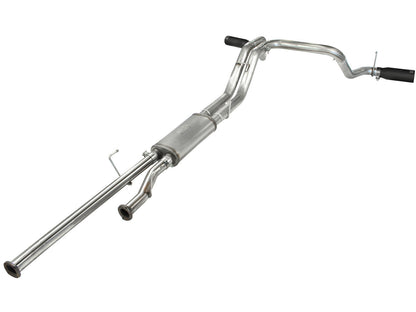 Mach Force-Xp 2-1/2 Inch to 3 Inch 409 Stainless Steel Cat-Back Exhaust w/ Tip Toyota Tundra 10-21 V8-5.7L aFe Power