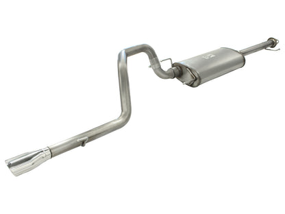 Mach Force-Xp 2-1/2 Inch 409 Stainless Steel Cat-Back Exhaust System w/Polished Tip Lexus Gx 470 05-09 V8-4.7L aFe Power
