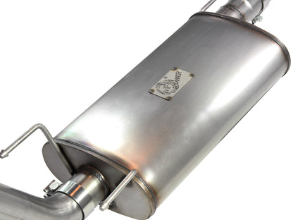 Mach Force-Xp 3 Inch 409 Stainless Steel Cat-Back Exhaust System w/ Tip Toyota Tacoma 13-15 V6-4.0L aFe Power