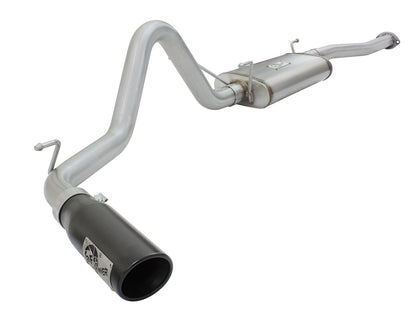 Mach Force-Xp 2-1/2 Inch 409 Stainless Steel Cat-Back Exhaust System w/ Tip Toyota Tacoma 13-15 L4-2.7L aFe Power