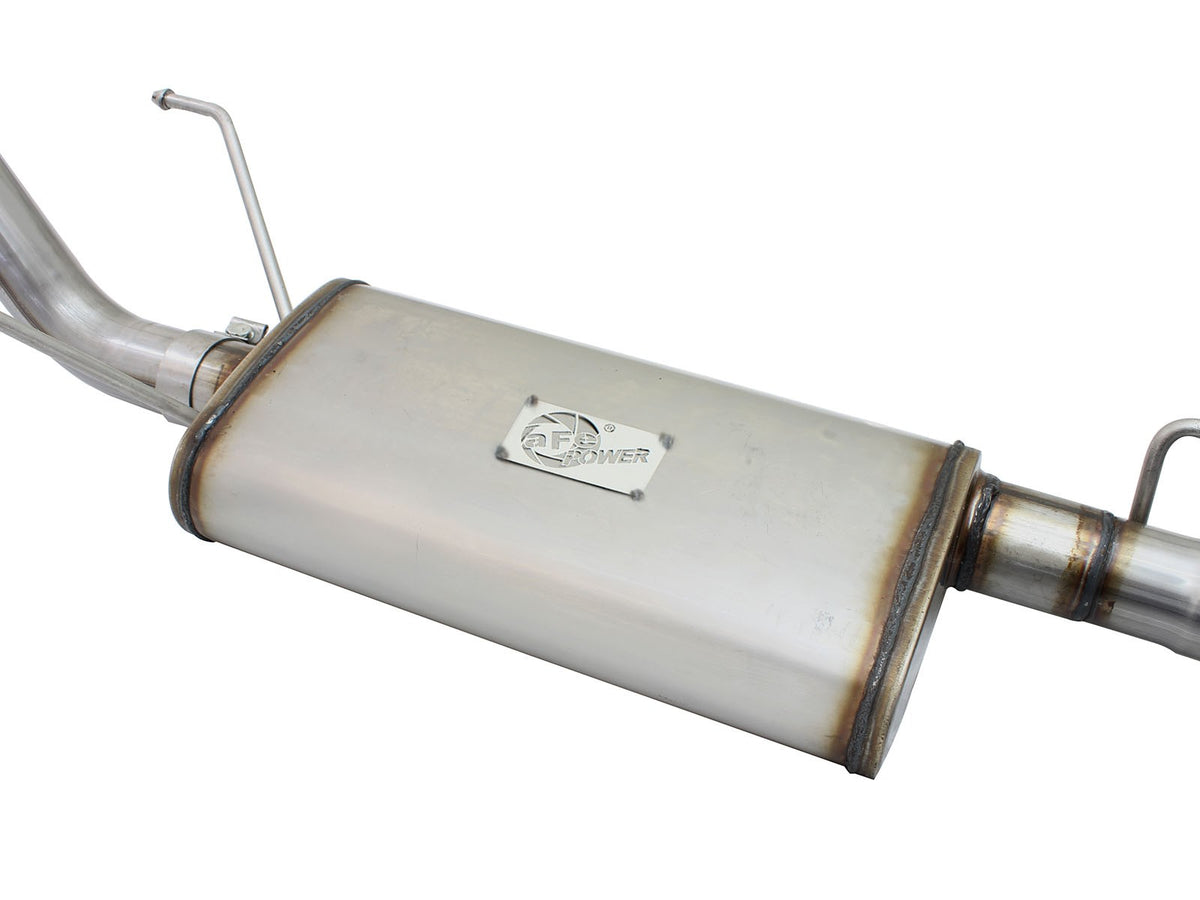Mach Force-Xp 2-1/2 Inch 409 Stainless Steel Cat-Back Exhaust System w/ Tip Toyota Tacoma 13-15 L4-2.7L aFe Power