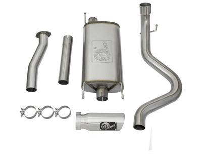 Mach Force-Xp 3 Inch 409 Stainless Steel Cat-Back Exhaust System w/ Tip Toyota Tacoma 16-23 V6-3.5L aFe Power