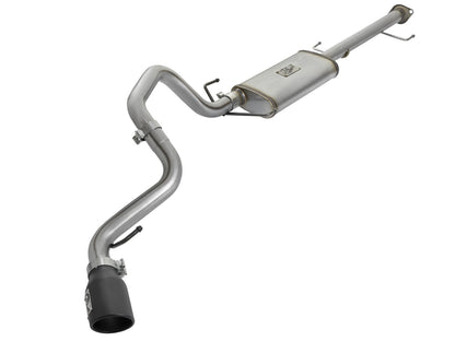 Mach Force-Xp 2-1/2 Inch 409 Stainless Steel Cat-Back Exhaust System w/Black Tip Toyota Fj Cruiser 07-18 V6-4.0L aFe Power