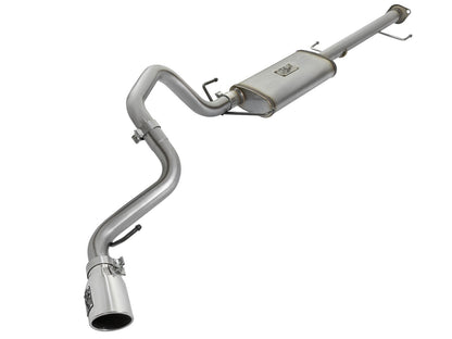 Mach Force-Xp 2-1/2 Inch 409 Stainless Steel Cat-Back Exhaust w/Polished Tip Toyota Fj Cruiser 07-18 V6-4.0L aFe Power