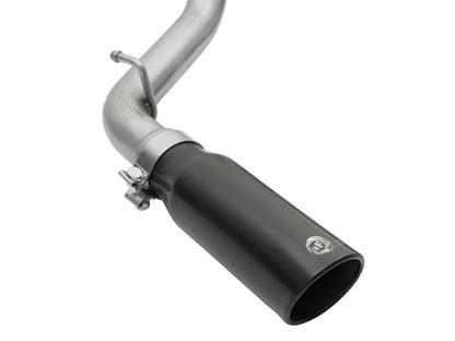 Mach Force-Xp 2-1/2 Inch 409 Stainless Steel Cat-Back Exhaust System w/ Tip Toyota Tacoma 05-12 L4-2.7L aFe Power