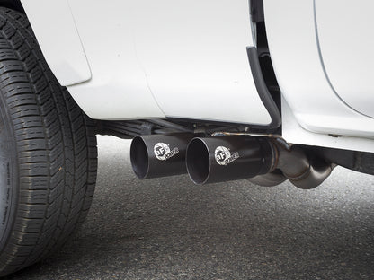 Rebel Series 3 Inch Cat-Back Exhaust System w/ Dual Mid-Side Exit Tips Toyota Tacoma 16-23 V6-3.5L aFe Power